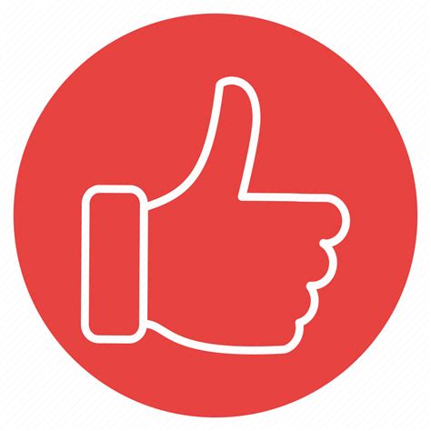 Favorite Finger Gesture Like Thumbs Up Vote Icon Download On