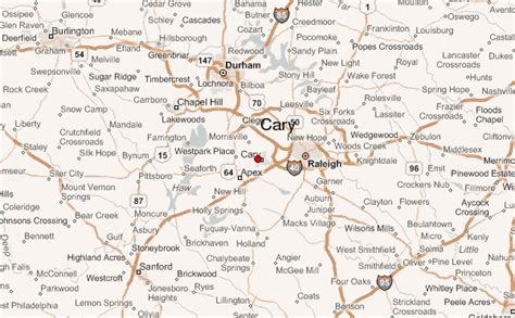Cary Map Photos