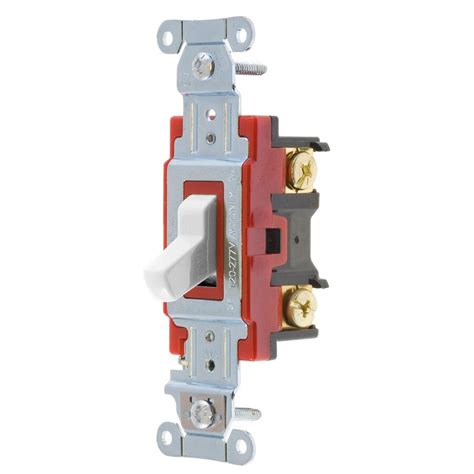 Hubbell 1520 Amp 3 Way White Toggle Industrial Light Switch At