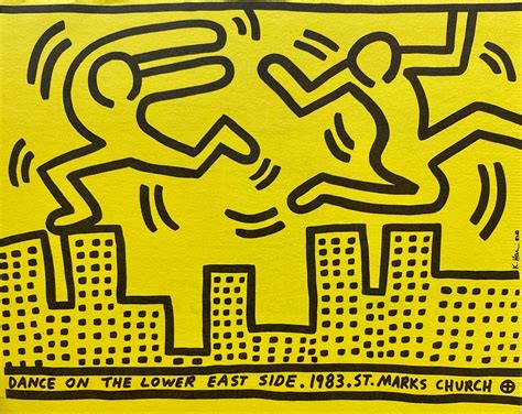 Keith Haring Rare Original Keith Haring Cover Art At 1stdibs