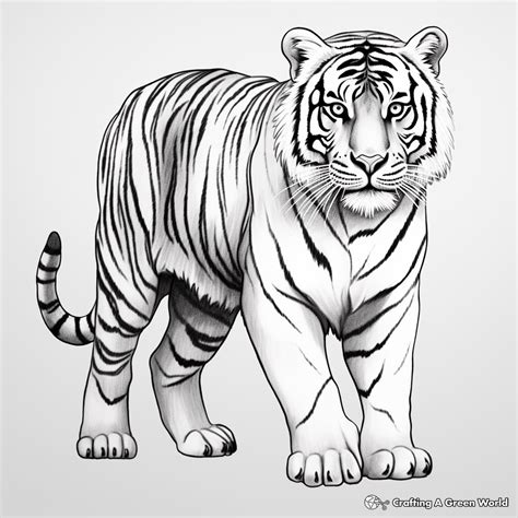 Tiger Coloring Sheet Printable Tiger Coloring Pages