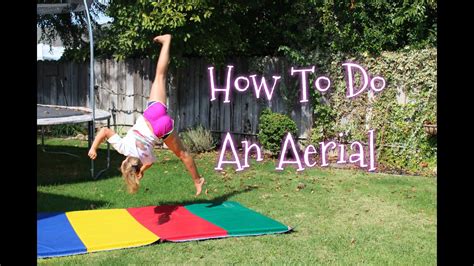 How To Do An Aerial No Hand Cartwheel Youtube