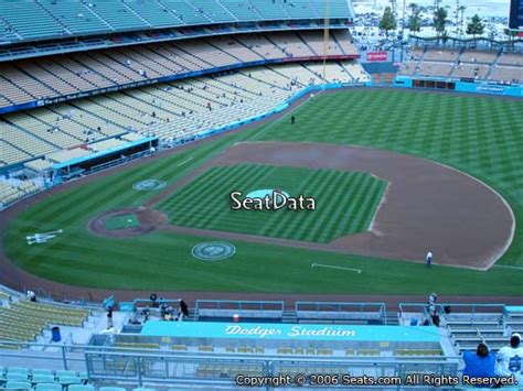 Seat View From Reserve Section 20 At Dodger Stadium Los Angeles Dodgers
