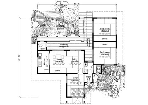 Our japanese home is modern, built in 2017. Traditional Japanese house plan 930 sqft | Traditional ...
