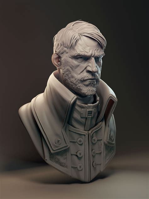 Jameswcain — Corvo Digital Sculpture Zbrush Sculpting