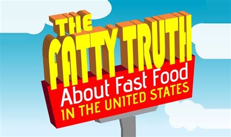 The Fatty Truth About Fast Foods In The Us Infographic ~ Visualistan