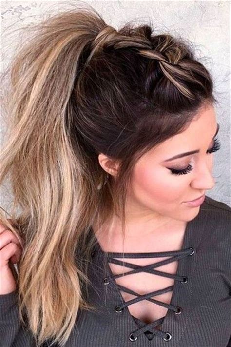 45 Spring Cute Braids Ponytail Hairstyles To Change Your Look