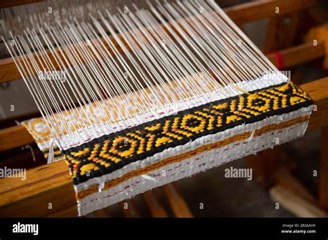 Traditional Weaving Morija Lesotho Stock Photo Alamy