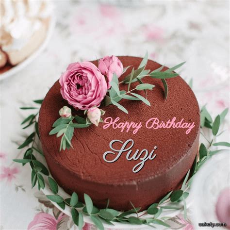 🎂 Happy Birthday Suzi Cakes 🍰 Instant Free Download