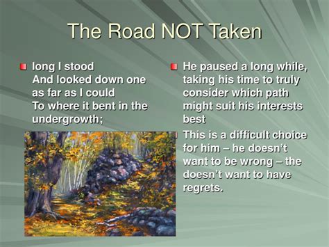 Ppt The Road Not Taken Robert Frost Powerpoint Presentation Free