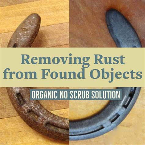 One Simple Step To Dissolve Rust From Tools And Found Objects Remove