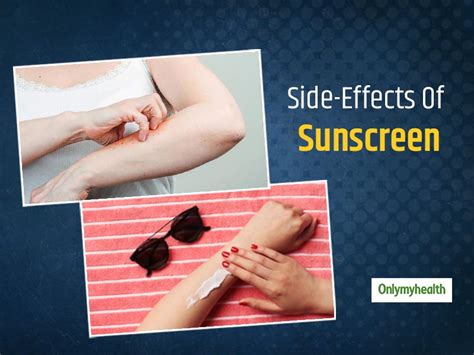 know the side effects of sunscreen on skin and tips to use sunscreen correctly onlymyhealth