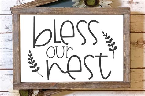 Bless Our Nest Svg By Morgan Day Designs Thehungryjpeg