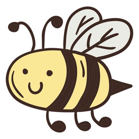Cute Bee Insect Transparent Png And Svg Vector File