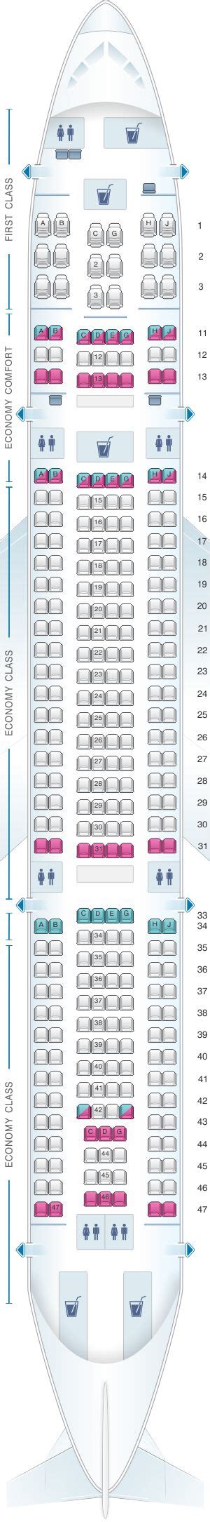 Hawaiian Airlines Airbus A330 Seating Chart