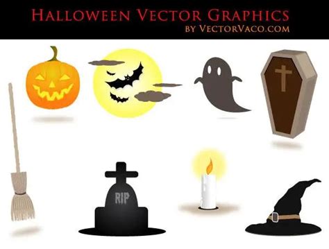 Vector Halloween Photoshop Shapes