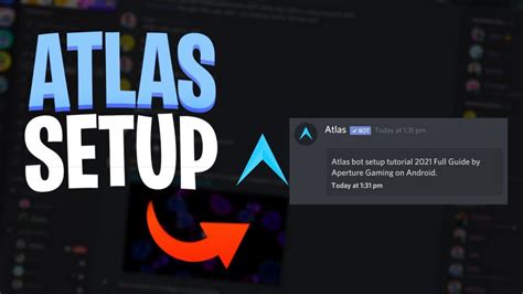 How To Setup Atlas Bot Discord Levelling Bot Discord Best Bot For