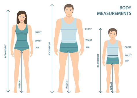 Vector Illustration Of Man Women And Boy In Full Length With