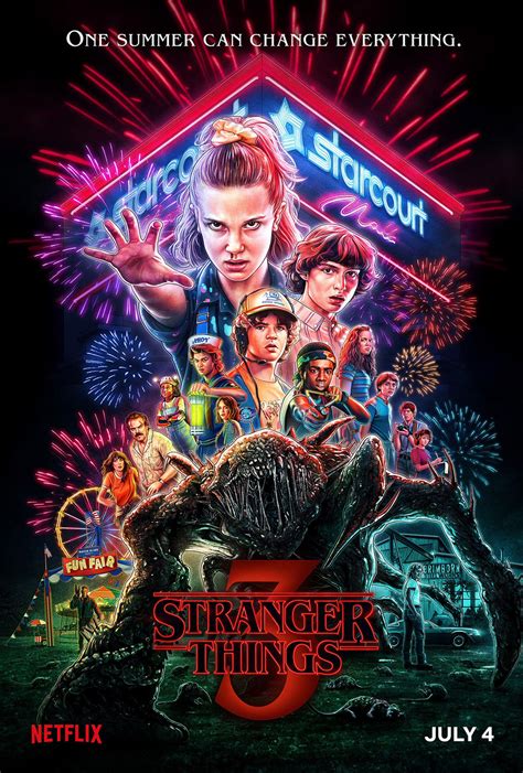 Stranger Things 3 Official Poster On Behance