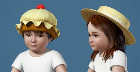 My Sims 3 Blog Toddler Accessory Hats By Danjaley