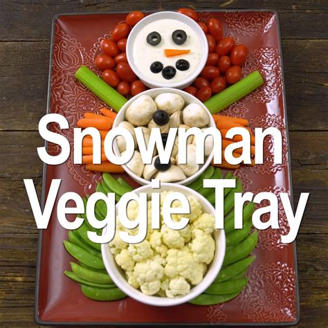 Christmas Veggie Tray Snowman Christmas Veggie Tray Snowman This