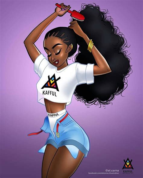 ᴘɪɴᴛᴇʀᴇsᴛ ᴊᴏᴜɪʀxʙɪᴛᴄʜ Black Art Painting Black Artwork Black Love Art Black Girl Cartoon
