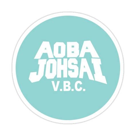 Aoba Johsai Circle Sticker Sticker By Realishkyle In 2021 Stickers