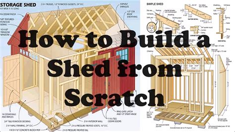 Updated on january 13, 2021. How to Build a Shed From Scratch - YouTube