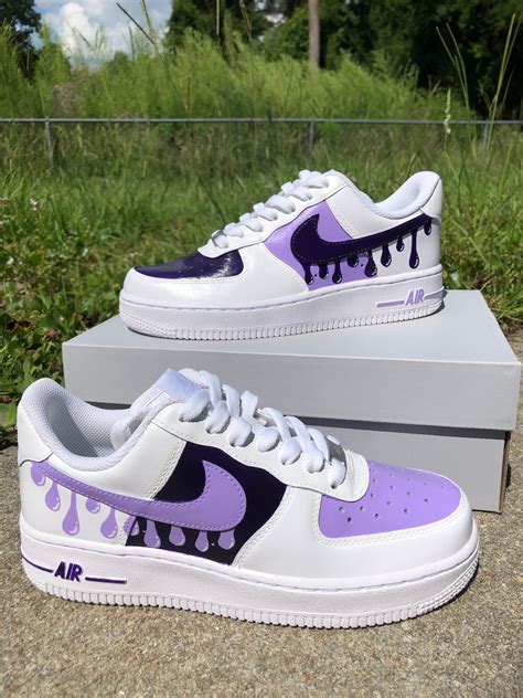 Custom Drip Nike Air Force Ones Etsy