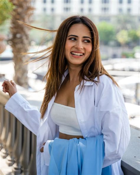 Punjabi Actress Sargun Mehta Looks All Bossy In Blue Oversized Pantsuit