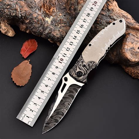 F93 G10 Handle Folding Knife 20cm Stainless Steel Outdoor Knife Camping