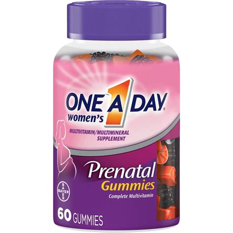 One A Day Prenatal Multivitamin Prenatal Gummies 60 Count Walmart