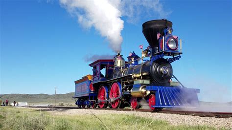 Central Pacific Jupiter At The Golden Spike Anniversary Trains