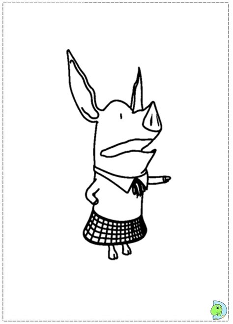 Olivia coloring pages are a fun way for kids of all ages to develop creativity, focus, motor skills and color recognition. Olivia the Pig Coloring page- DinoKids.org