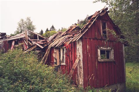 Wallpaper Building Ruin Wood House Village Barn Hut Decay