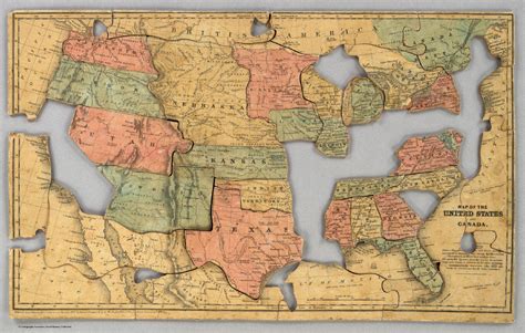 Map of the United States and Canada. - David Rumsey Historical Map Collection