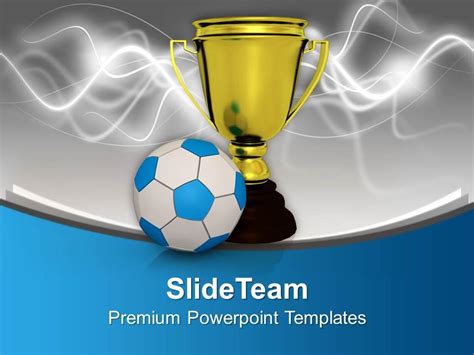 Winner Of Football Game Powerpoint Templates Ppt Backgrounds For Slides