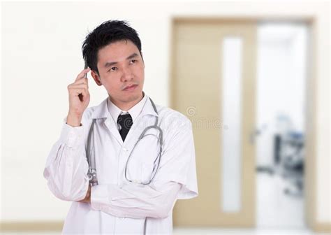 Doctor Thinking Stock Photo Image Of Background Male 65294964