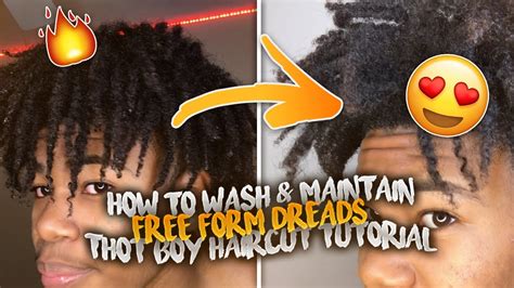 How To Wash Maintain Freeform Dreads Thot Boy Haircut Tutorial
