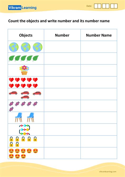 Download Number Names From 1 To 10 Worksheets For Free