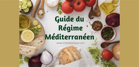 Guide Du Régime Méditerranéen Info Diététique