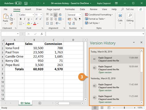 How To Restore A Previous Version Of An Excel File Customguide
