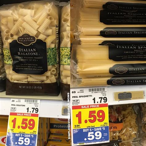 009 Private Selection Pasta At Kroger
