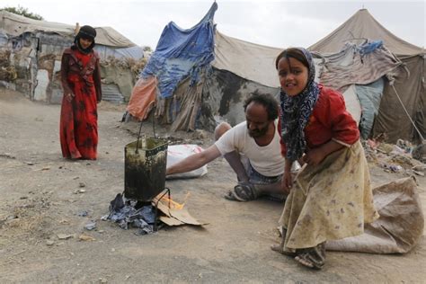 تزايد أعداد النازحين في اليمن الحياة Alhayat