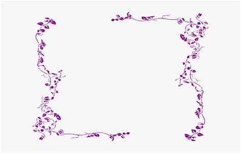 Purple Wedding Frames And Borders Png Image Transparent Png Free