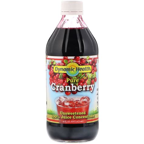 Dynamic Health Laboratories Pure Cranberry 100 Juice Concentrate