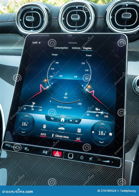 Mercedes Benz Gls Suv 2023 Dashboard Editorial Stock Image Image Of