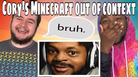 Coryxkenshin Playing Minecraft But With No Context Reaction Youtube