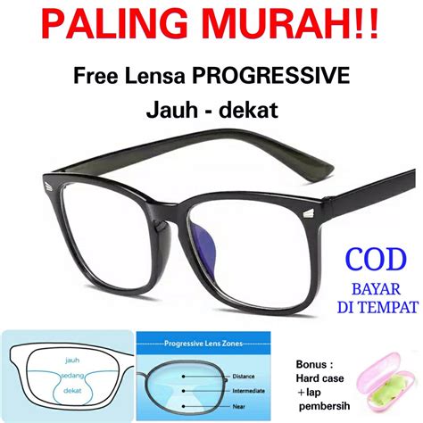 Kacamata Lensa Progresif Kacamata Baca Kacamata Plus Lensa Progressive