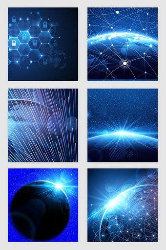 Blue Aesthetic Technology Light Effect Vector Ai Png Images Free